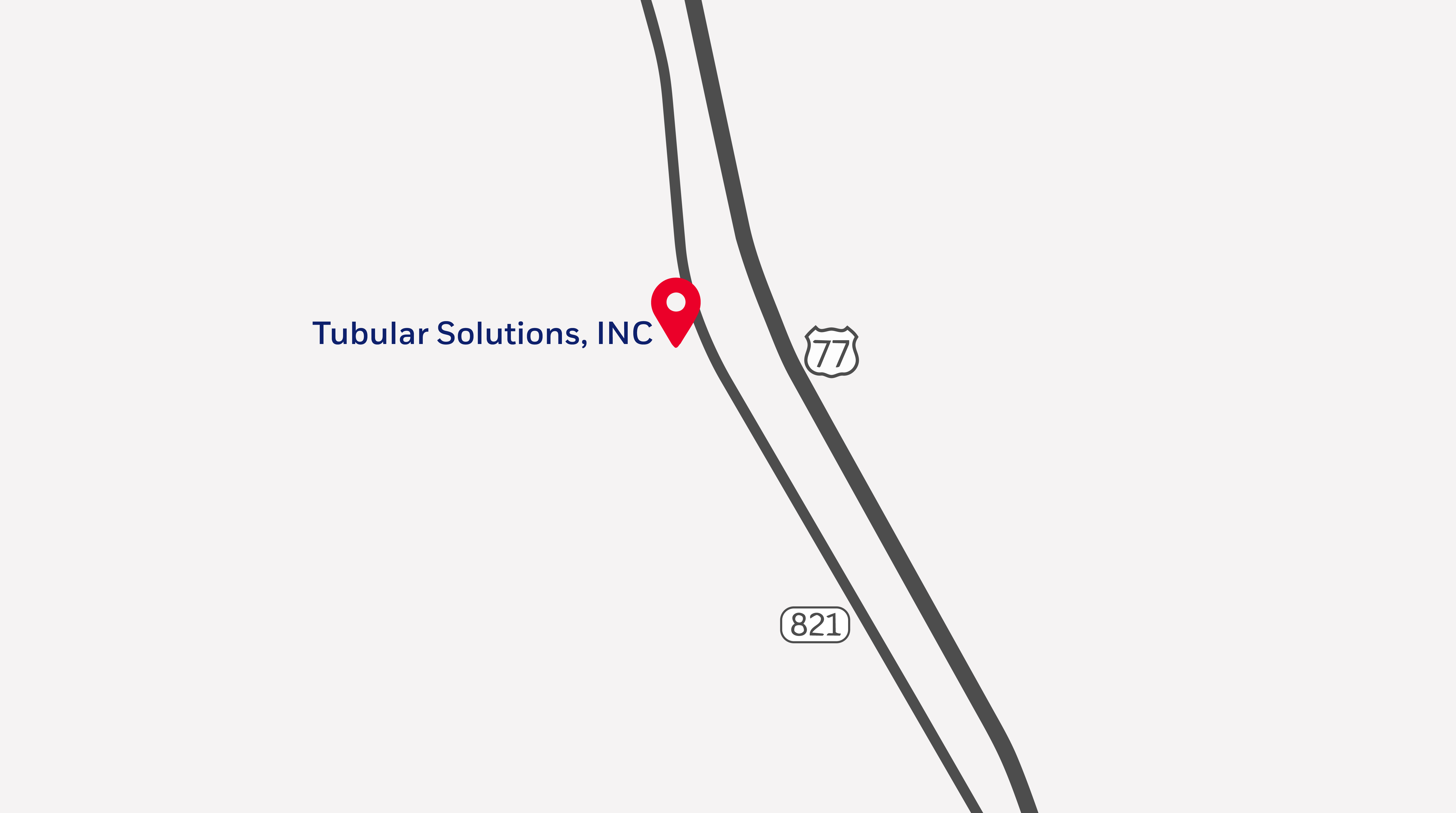 Map Showing Tubular Solutions Marietta Office