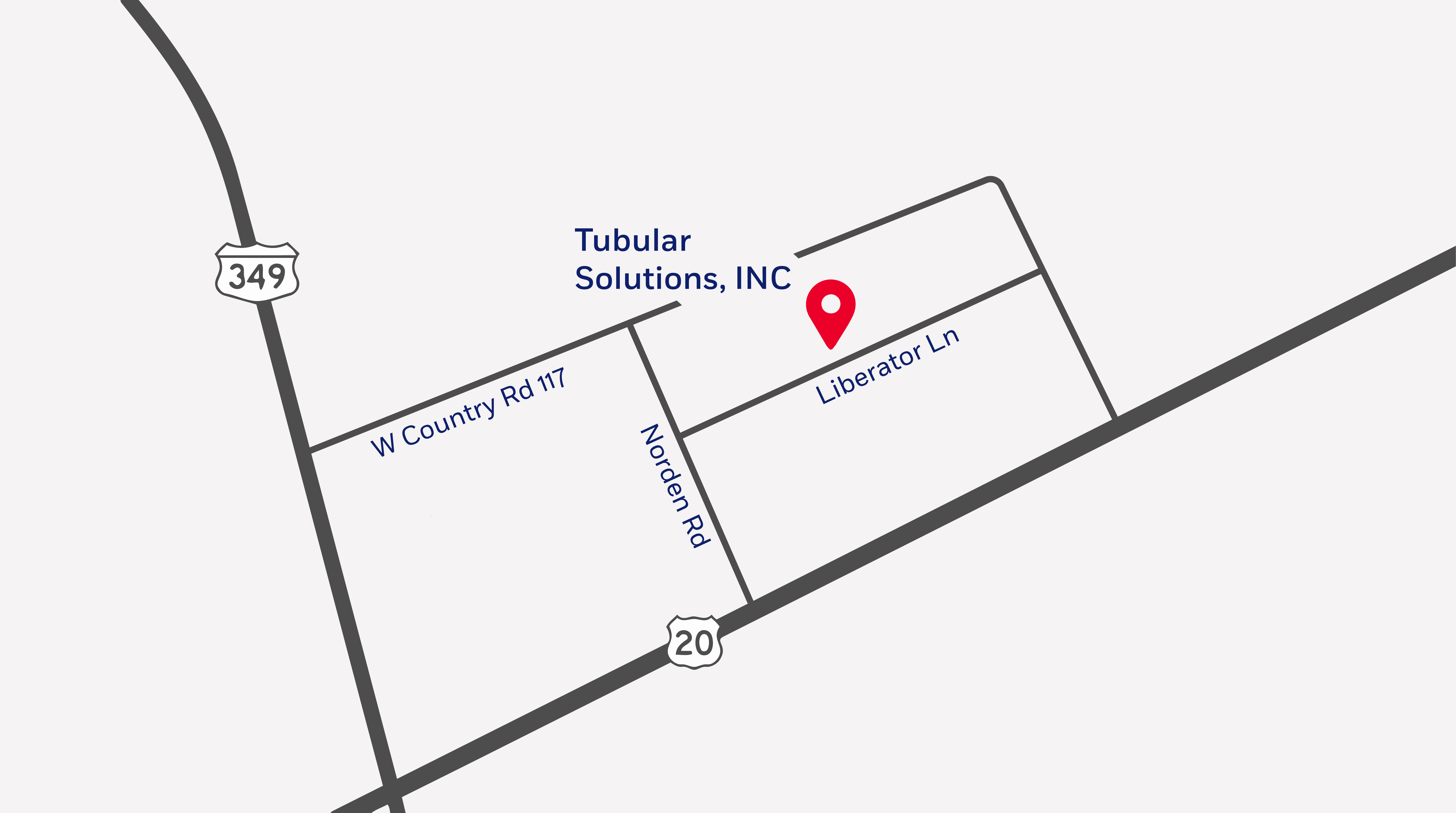 Map Showing Tubular Solutions Midland-Odessa Office